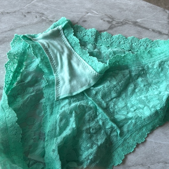 NWT HANKY PANKY signature lace Boyshort bright Mint women’s size s - Picture 6 of 6